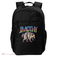 Jimothy Raccoon Viral Seattle Feral Legend Meme Cute Funny Backpack thumb 0