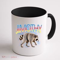 Jimothy Raccoon Viral Seattle Feral Legend Meme Cute Funny Coffee Mug thumb 1