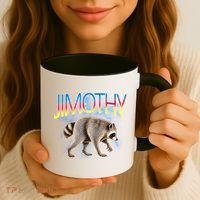 Jimothy Raccoon Viral Seattle Feral Legend Meme Cute Funny Coffee Mug thumb 3