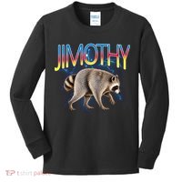 Jimothy Raccoon Viral Seattle Feral Legend Meme Cute Funny Kids Long Sleeve Shirt thumb 0
