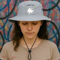Jimothy Raccoon Viral Trend Bucket Hat thumb 3
