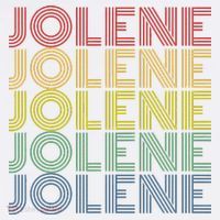 Jolene Retro Wordmark Pattern Vintage Style T-Shirt thumb 7