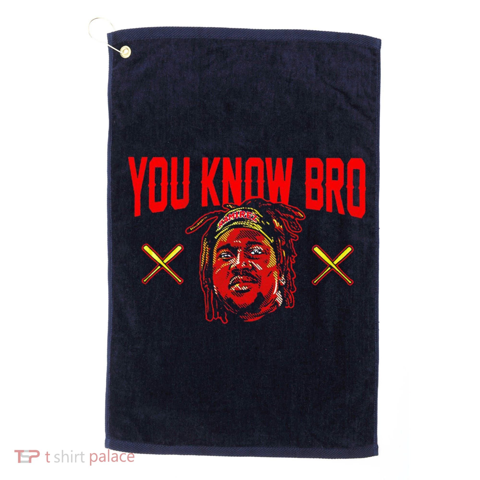 Jose Ramirez You Know Bro Golf Towel