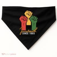 Juneteenth Since 1865 USA-Made Doggie Bandana thumb 0