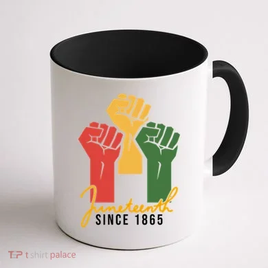 Juneteenth Since 1865 Coffee Mug back