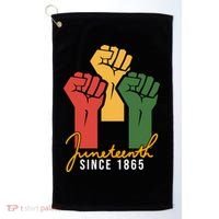 Juneteenth Since 1865 Golf Towel thumb 0