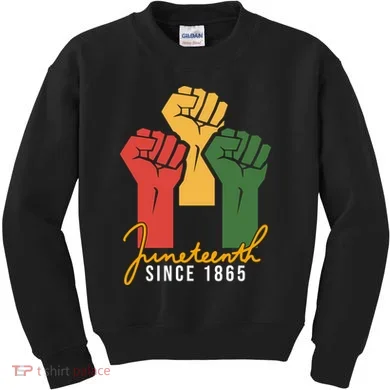 Juneteenth Since 1865 Kids Sweatshirt