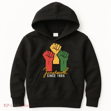 Juneteenth Since 1865 Kids Hoodie