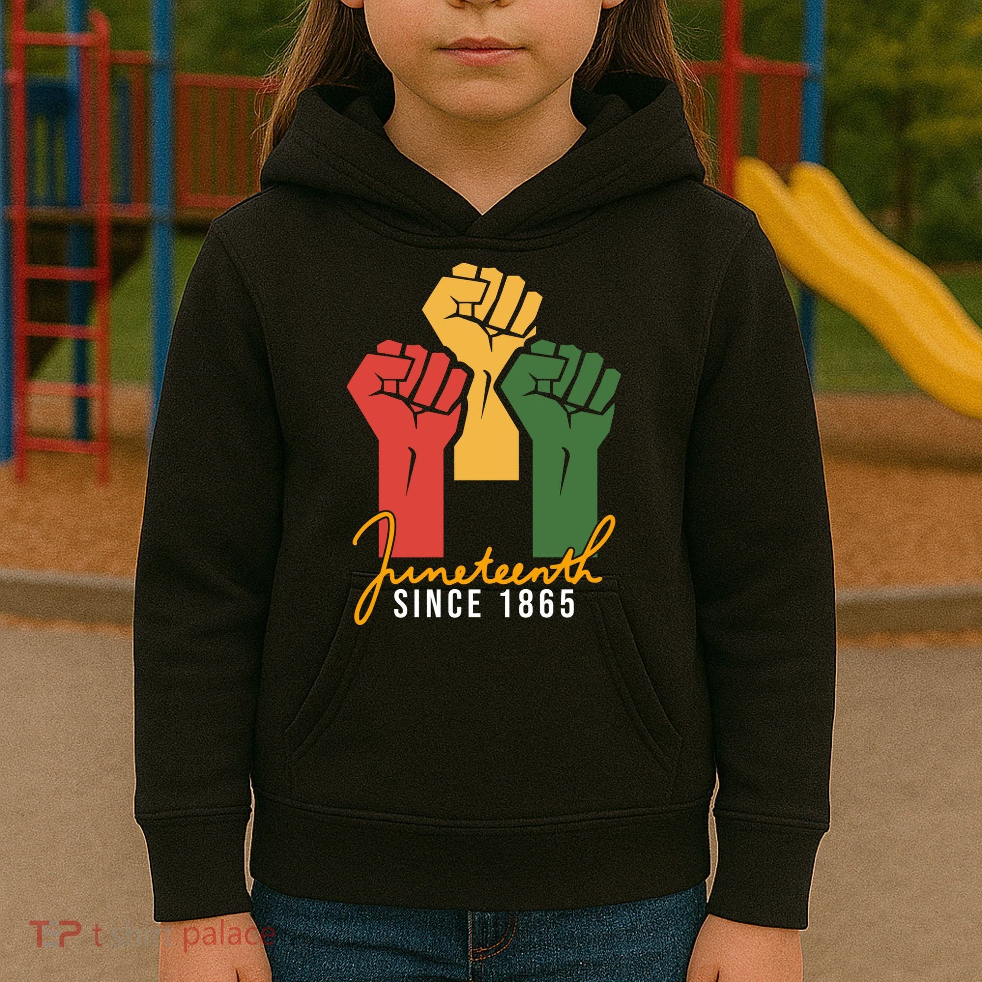 Juneteenth Since 1865 Kids Hoodie