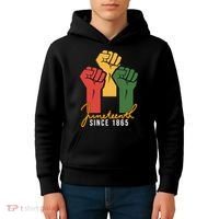 Juneteenth Since 1865 Kids Hoodie thumb 4