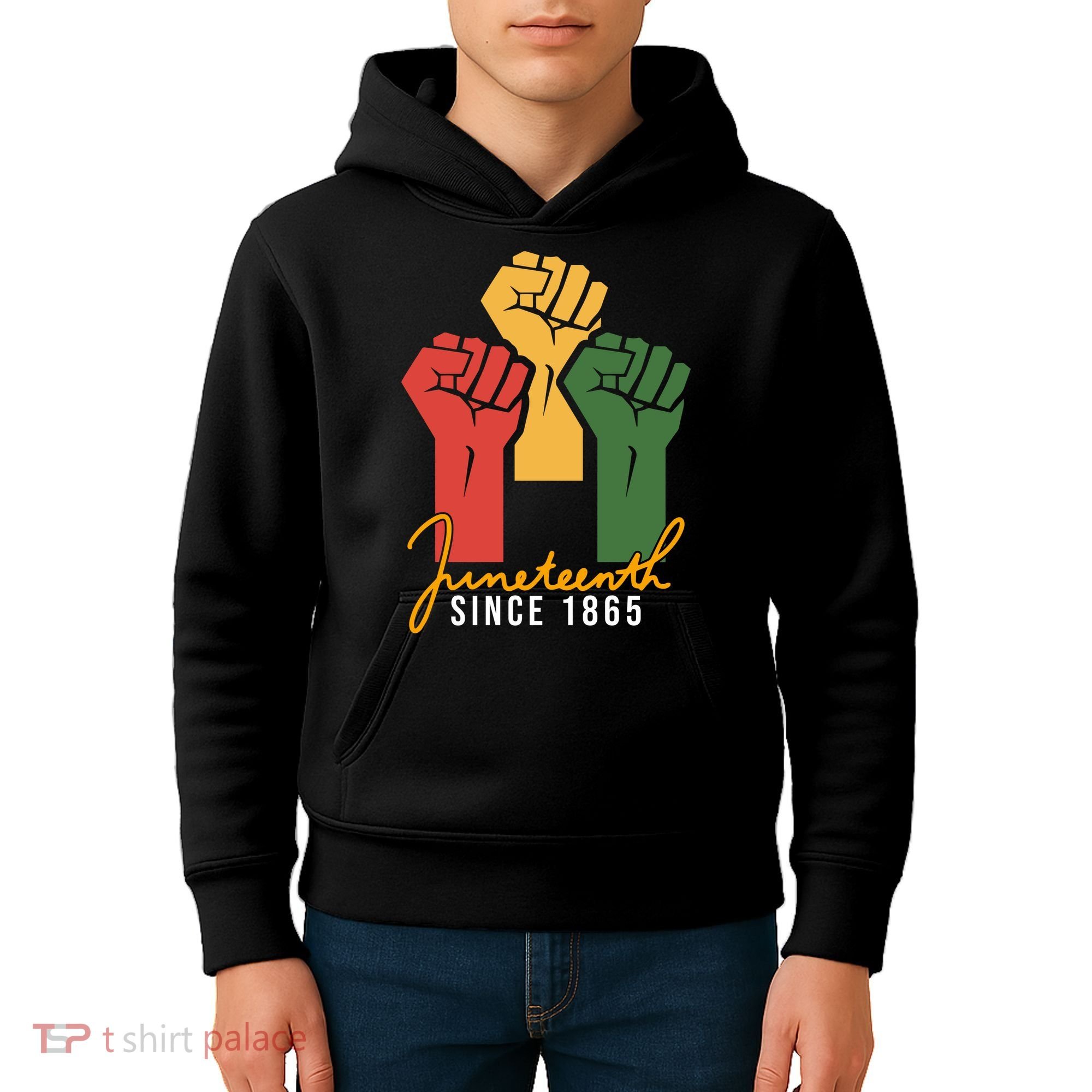 Juneteenth Since 1865 Kids Hoodie