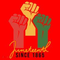 Juneteenth Since 1865 Santa Hat thumb 1