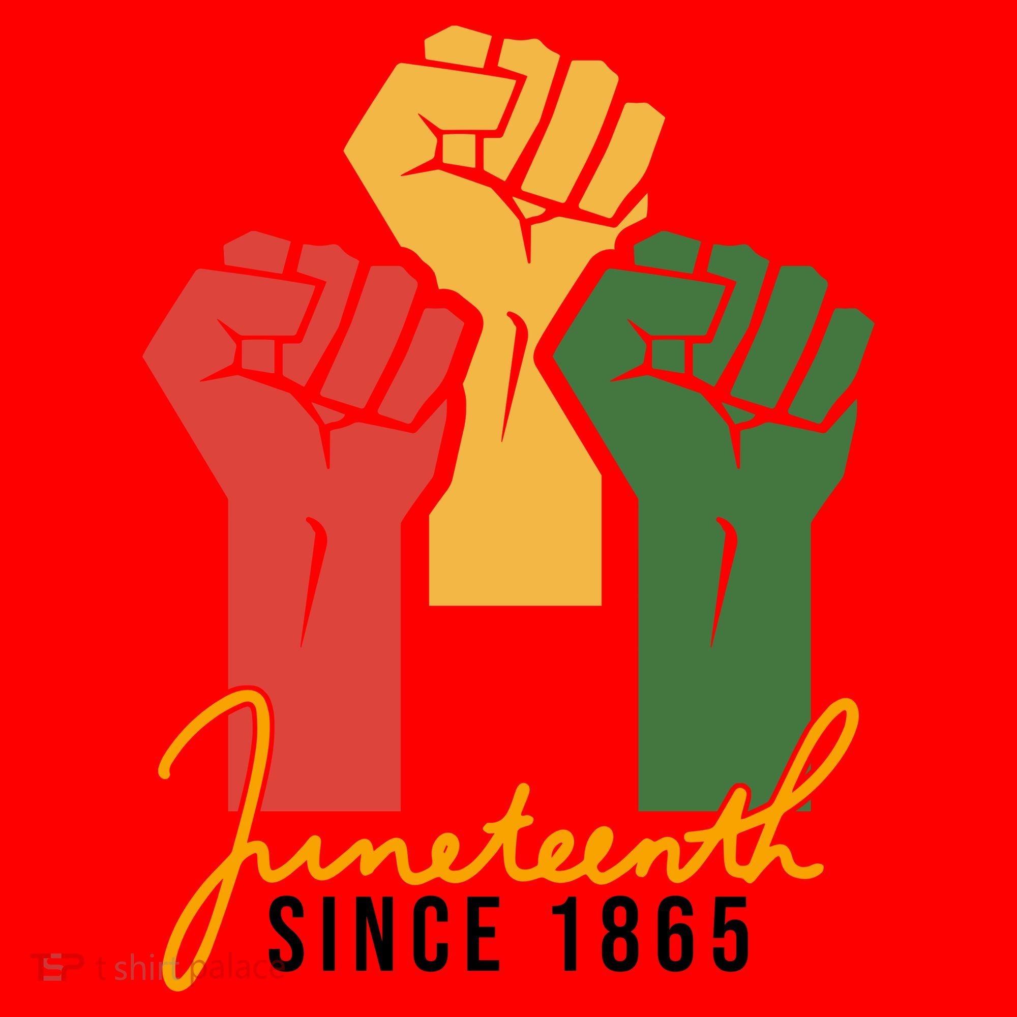 Juneteenth Since 1865 Santa Hat