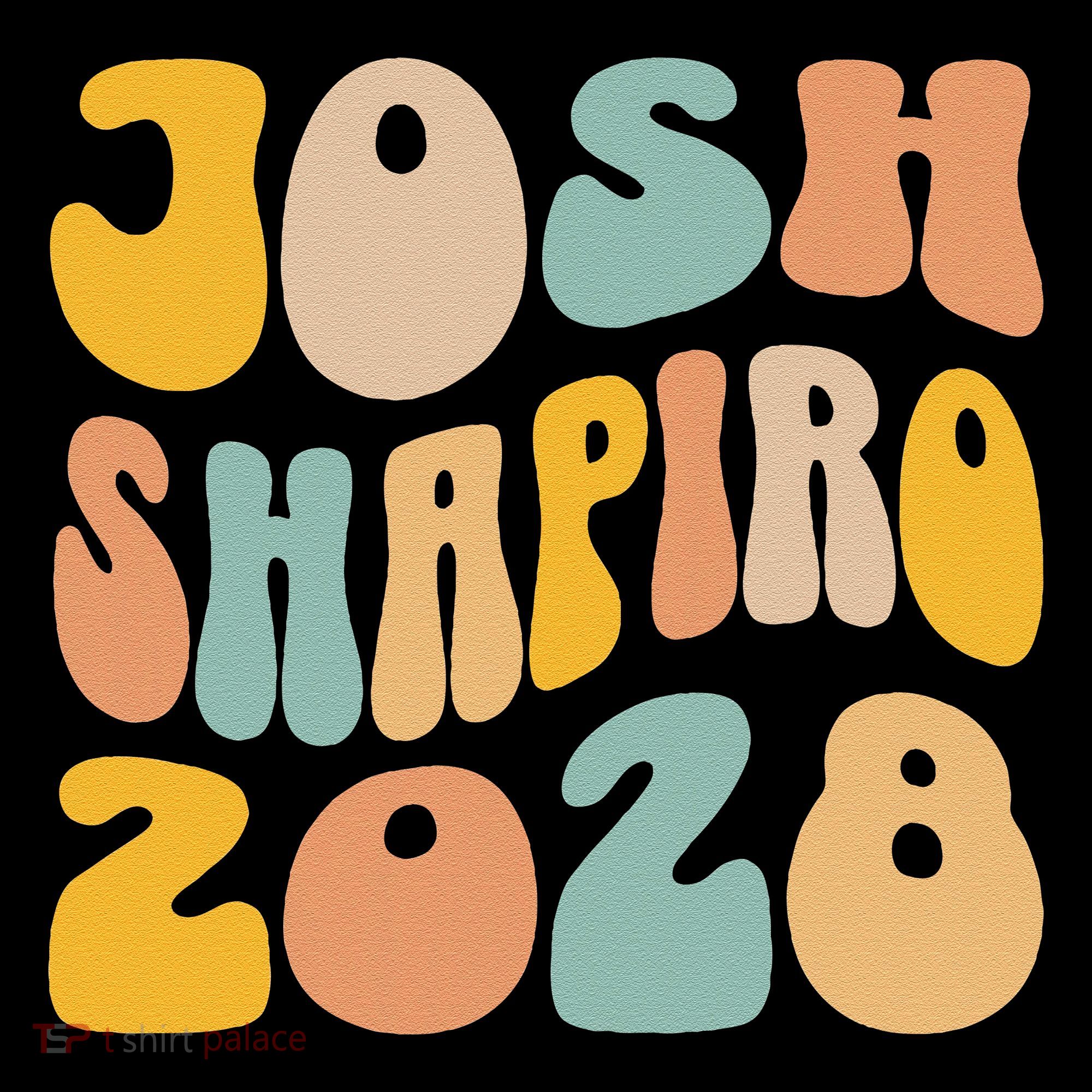 Josh Shaprio 2028 for President Resist Wavy Groovy Election Coffee Mug