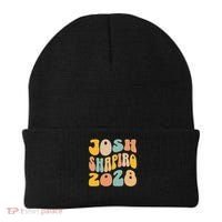 Josh Shaprio 2028 for President Resist Wavy Groovy Election Beanie thumb 0