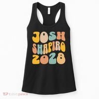 Josh Shaprio 2028 for President Resist Wavy Groovy Election Women's Tank Top thumb 0