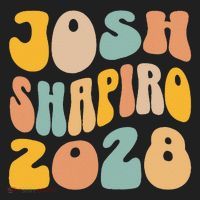 Josh Shaprio 2028 for President Resist Wavy Groovy Election Hat thumb 2