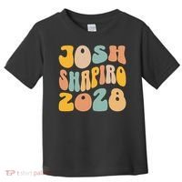 Josh Shaprio 2028 for President Resist Wavy Groovy Election Toddler T-Shirt thumb 0