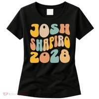 Josh Shaprio 2028 for President Resist Wavy Groovy Election Women's T-Shirt thumb 0