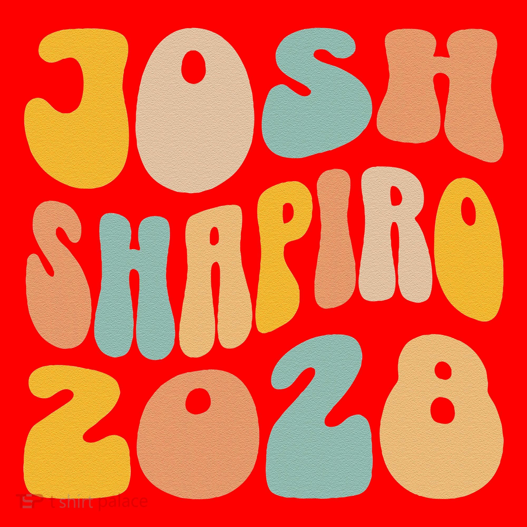 Josh Shaprio 2028 for President Resist Wavy Groovy Election Santa Hat