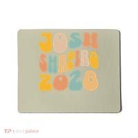 Josh Shaprio 2028 for President Resist Wavy Groovy Election Mousepad thumb 0