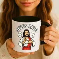 Jesus Says 6-7 Coffee Mug thumb 3