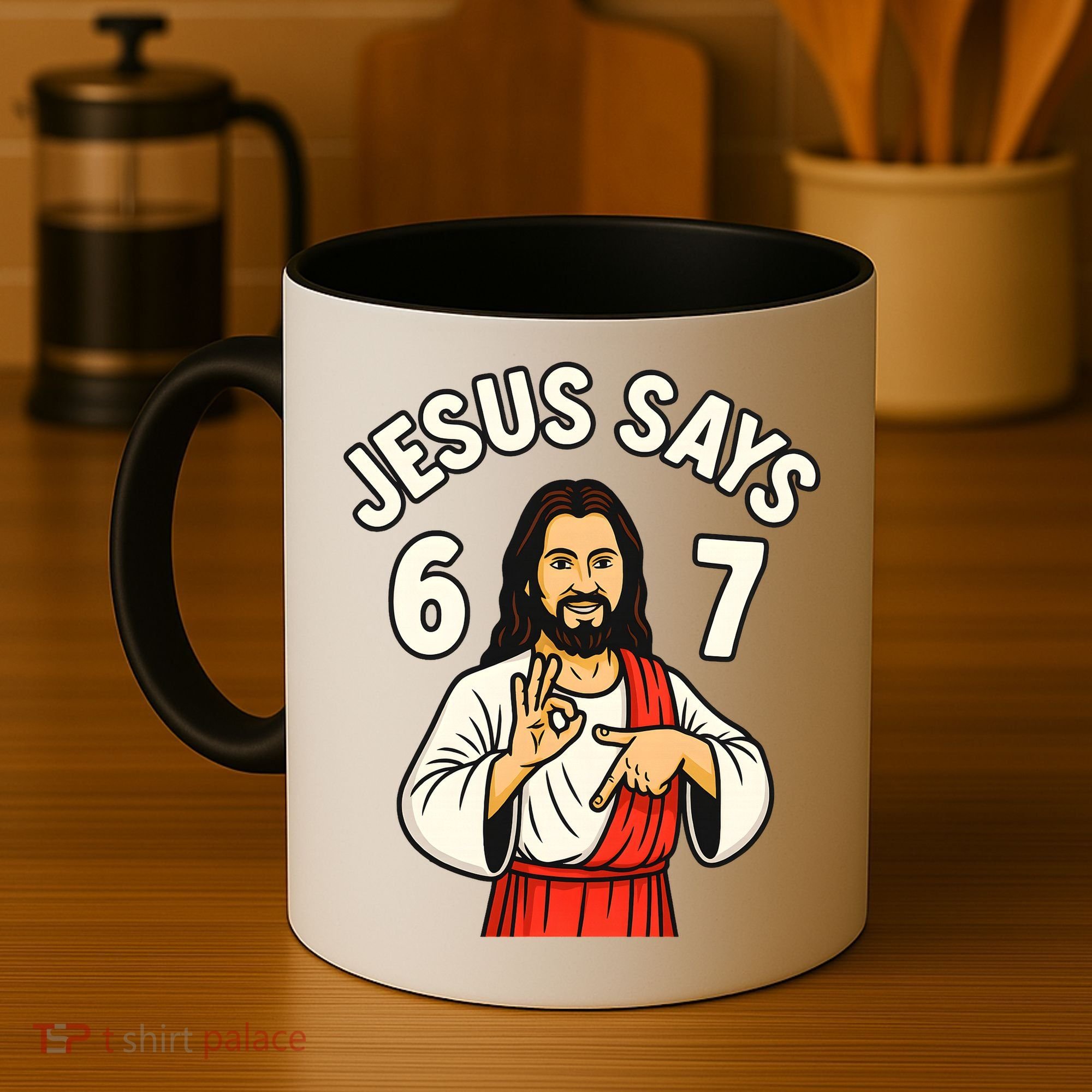 Jesus Says 6-7 Coffee Mug