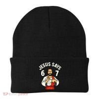 Jesus Says 6-7 Beanie thumb 0