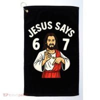 Jesus Says 6-7 Golf Towel thumb 0