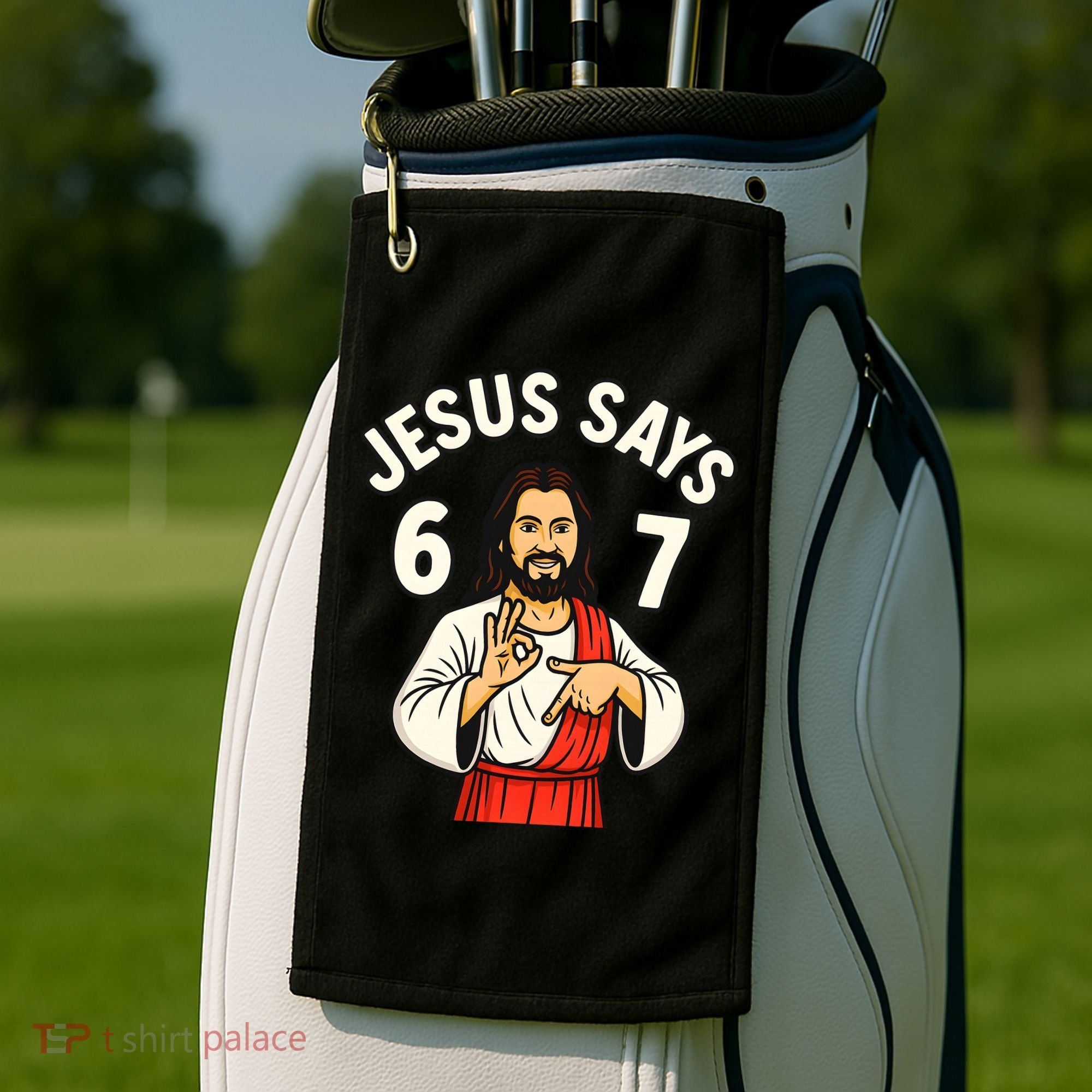 Jesus Says 6-7 Golf Towel