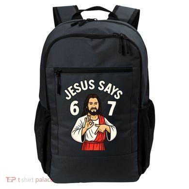 Jesus Says 6-7 Backpack