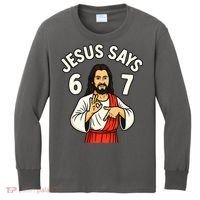 Jesus Says 6-7 Kids Long Sleeve Shirt thumb 0