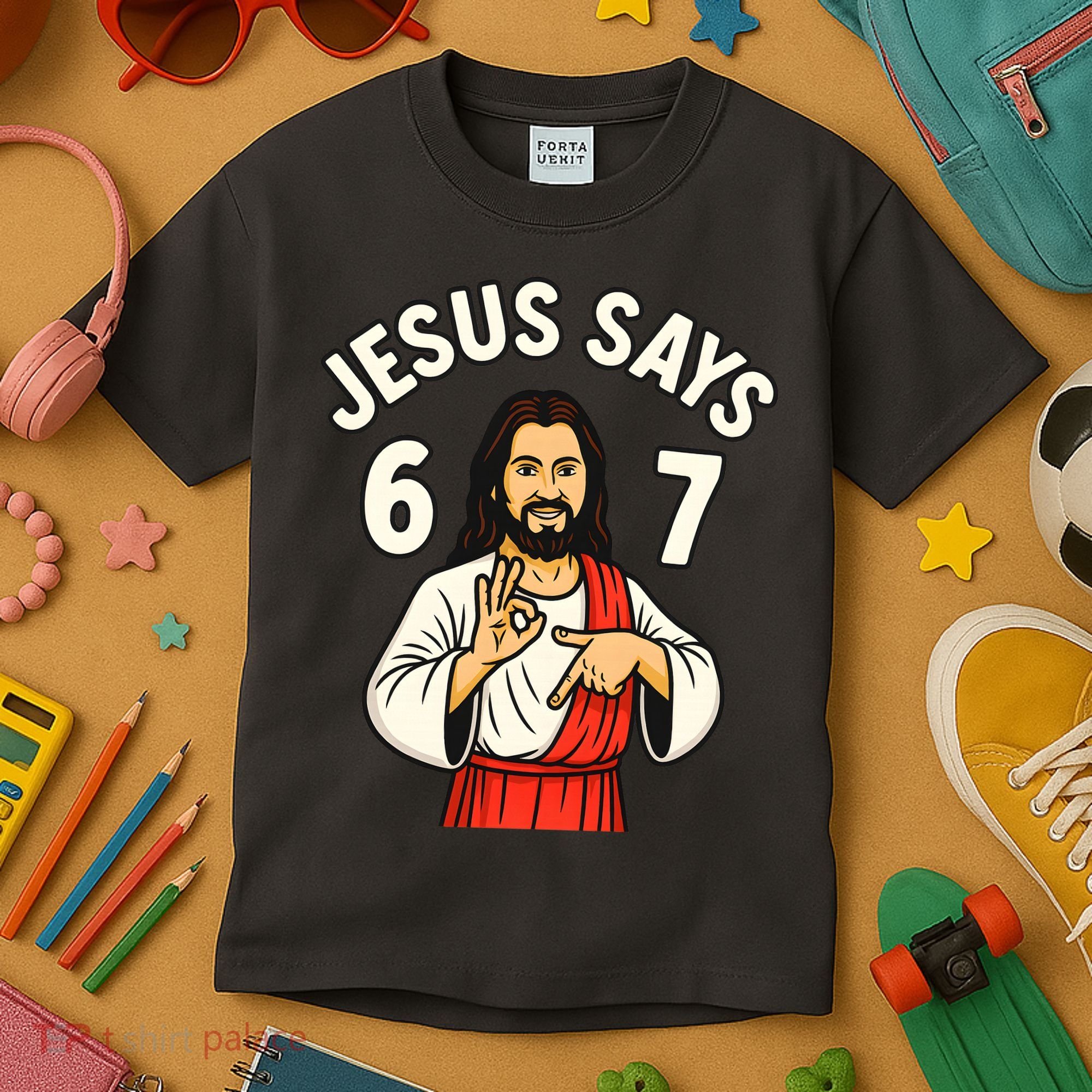 Jesus Says 6-7 Kids T-Shirt