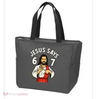Jesus Says 6-7 Tote Bag thumb 3