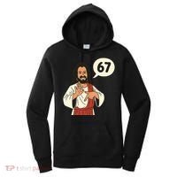 Jesus Says 67 Funny 6-7 Meme Women's Hoodie thumb 0