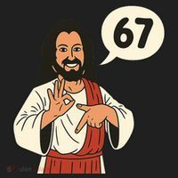 Jesus Says 67 Funny 6-7 Meme Tumbler thumb 3