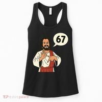 Jesus Says 67 Funny 6-7 Meme Women's Tank Top thumb 0
