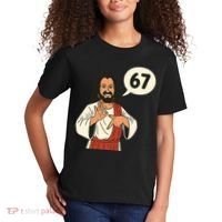 Jesus Says 67 Funny 6-7 Meme Kids T-Shirt thumb 2
