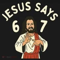 Jesus Says 6-7 Meme Bucket Hat thumb 4