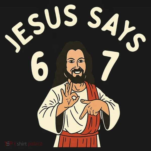 Jesus Says 6-7 Meme Bucket Hat