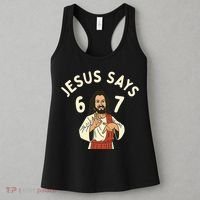 Jesus Says 6-7 Meme Women's Tank Top thumb 3