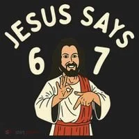 Jesus Says 6-7 Meme Hat thumb 2