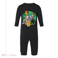 Jungle Safari Animals Infant Fleece One Piece thumb 0