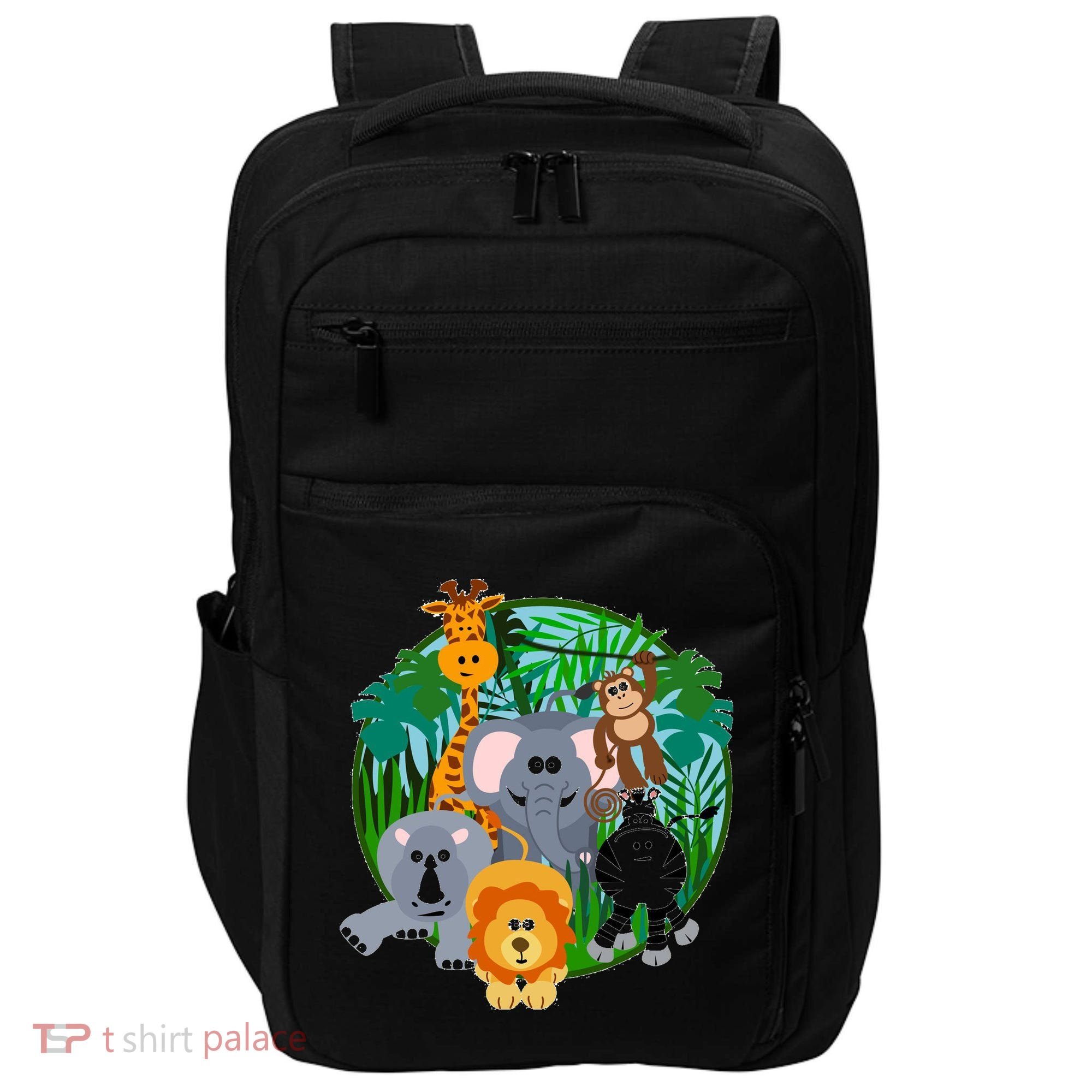 Jungle Safari Animals Impact Tech Backpack