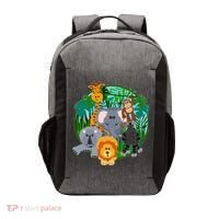 Jungle Safari Animals Vector Backpack thumb 0