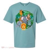 Jungle Safari Animals Sueded Cloud Jersey T-Shirt thumb 0
