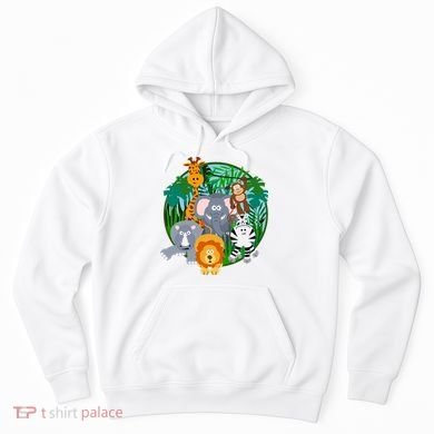 Jungle Safari Animals Hoodie