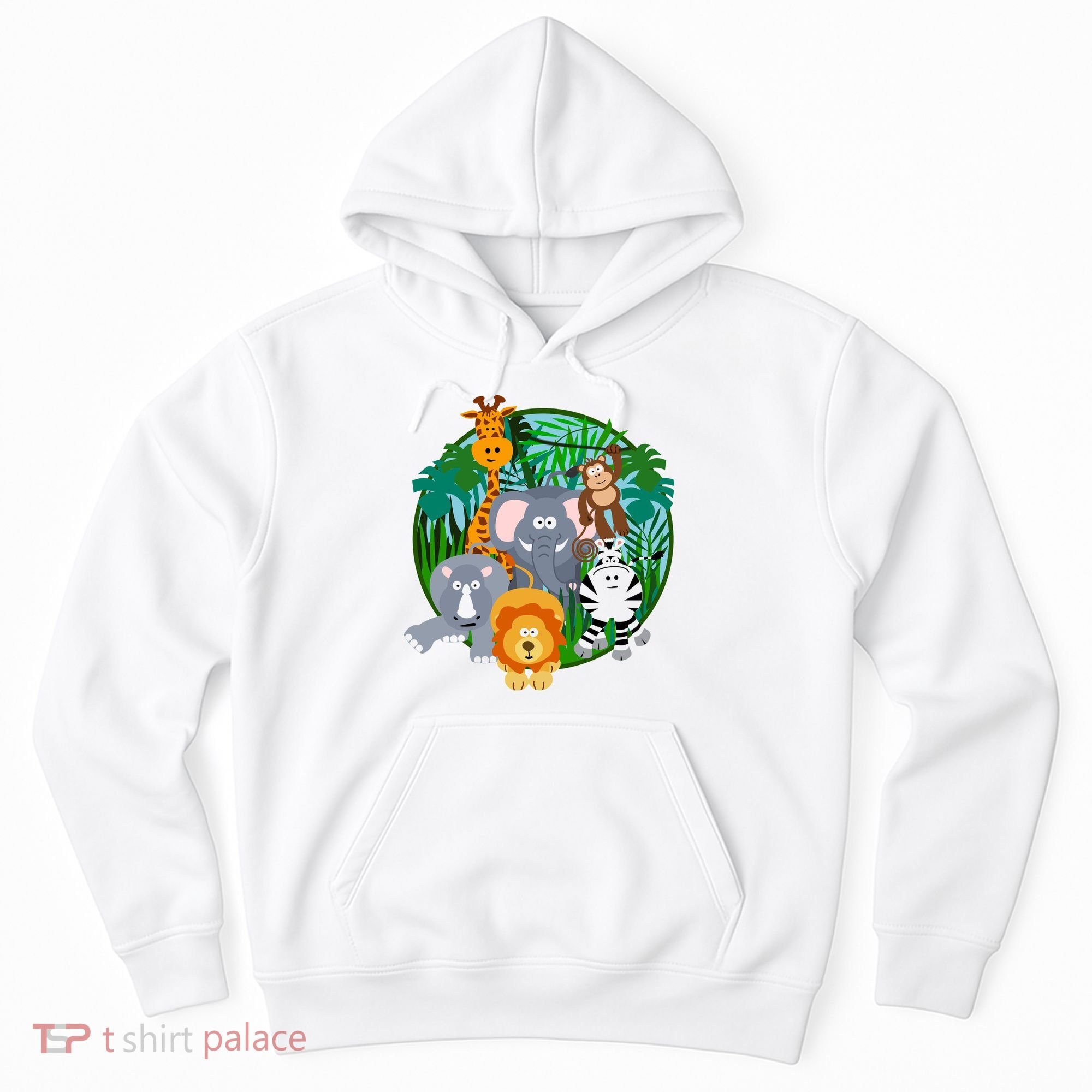 Jungle Safari Animals Hoodie