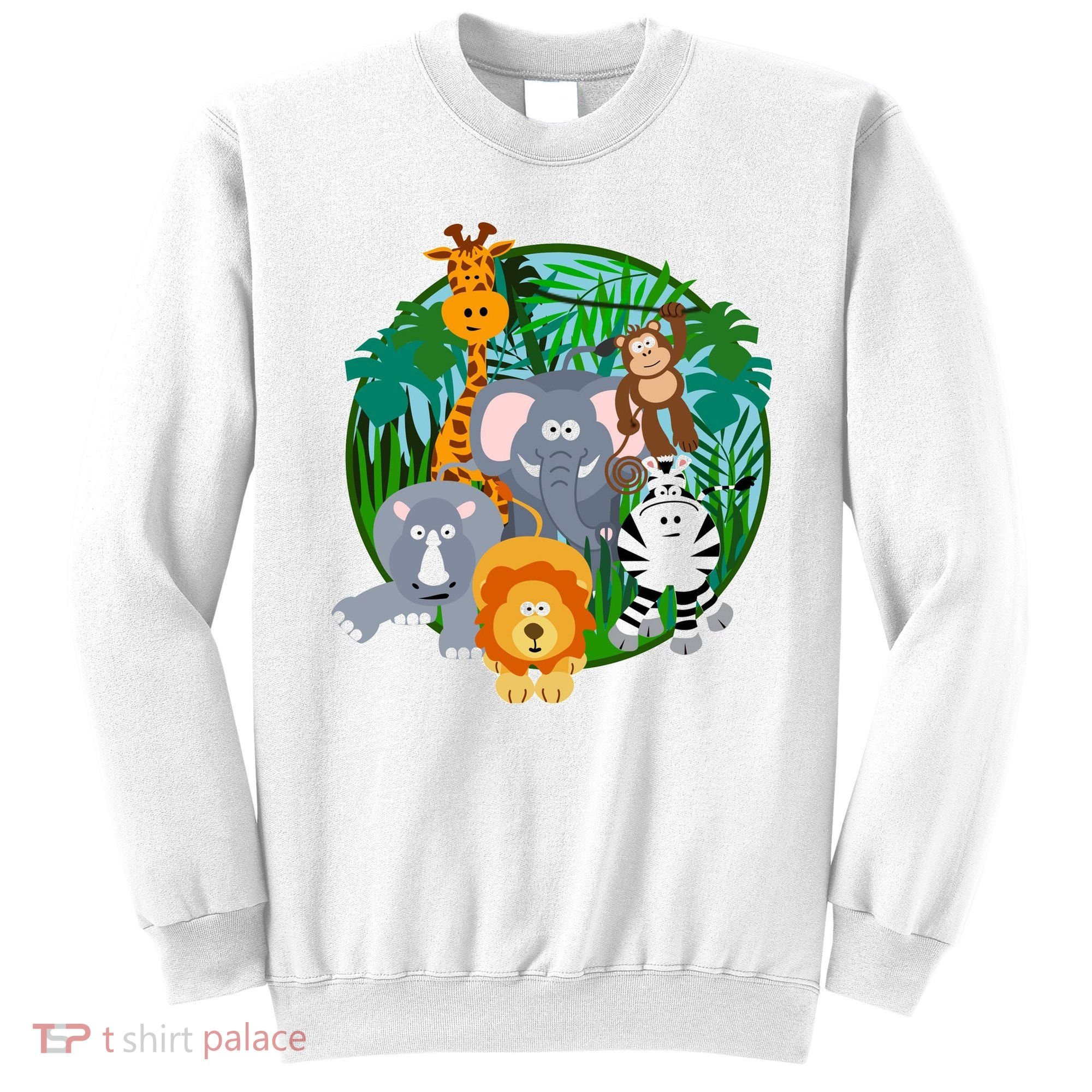 Jungle Safari Animals Sweatshirt