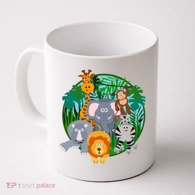 Jungle Safari Animals Coffee Mug